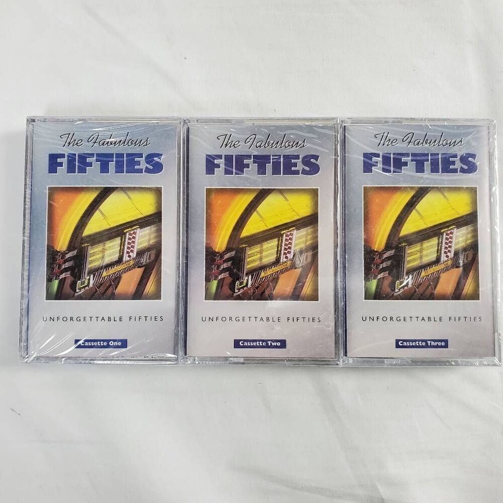 The Fabulous Fifties Cassette Lot (3 Tape Set) – Unforgettable Fifties